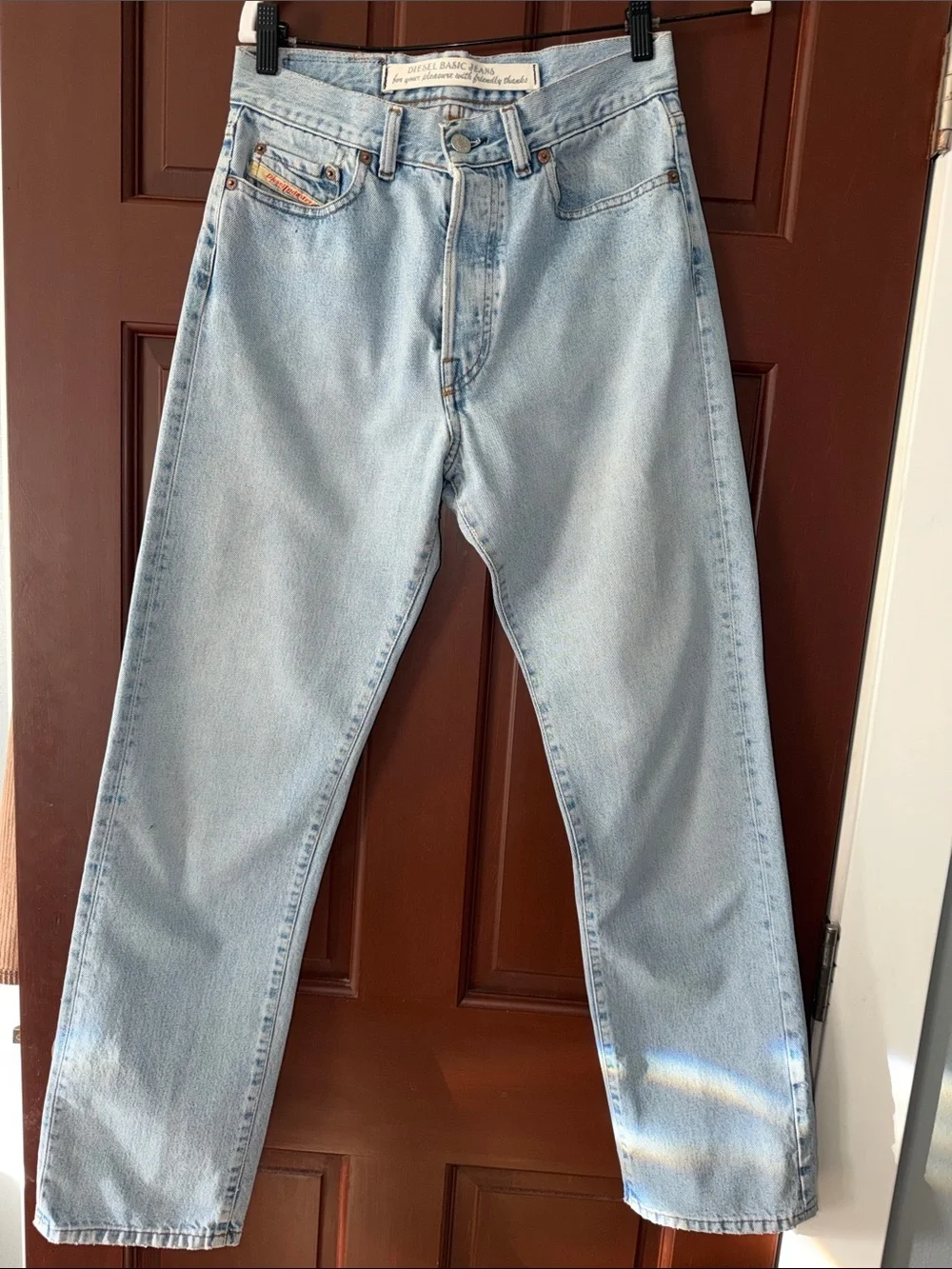 Diesel Light Blue Relaxed Fit Men’s Jeans